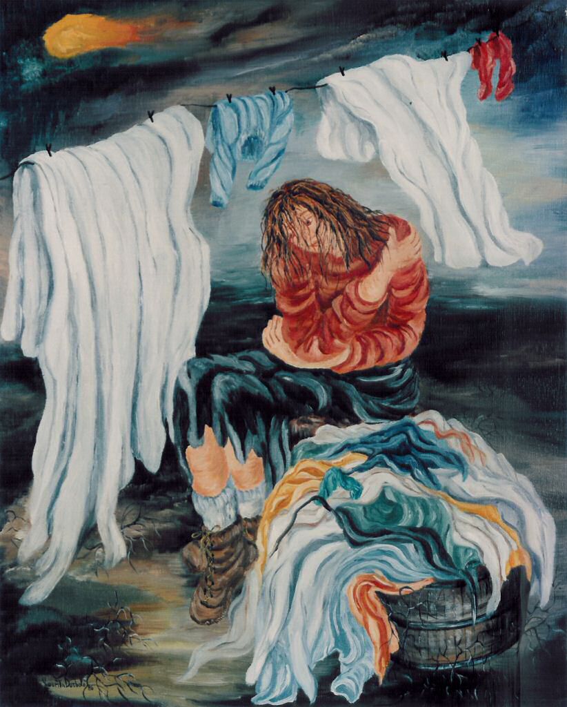 Un umore così - Olio su tela, 1986, cm 40 x 50