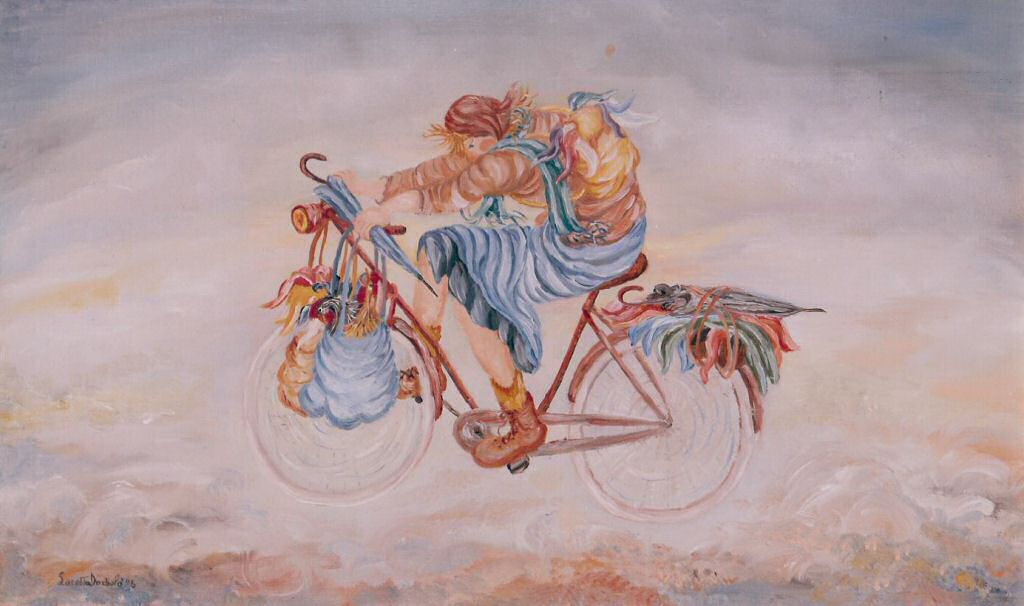 Il fagotto - Olio su tela, 1996, 30x50