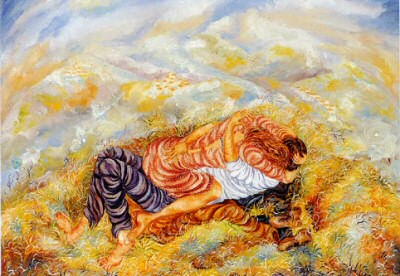 Sogno che non finisce - Olio su tela, 2000, 60x80